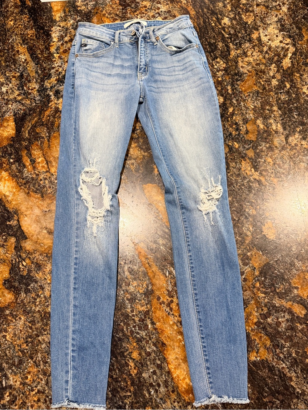 KanCan Light Blue Distressed Skinny Jeans